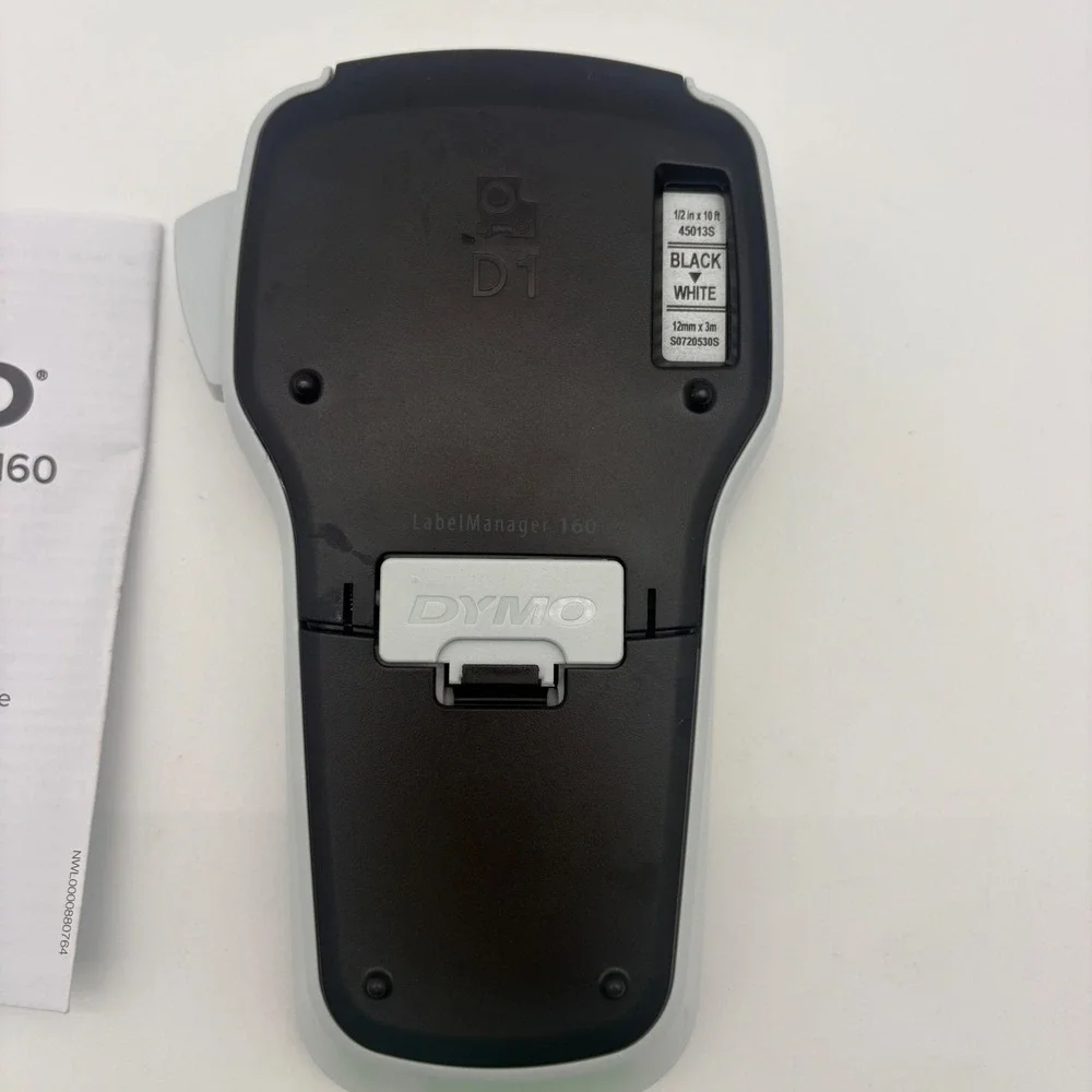 DYMO LabelManager 160 Handheld Label Maker Bundle with 6 Tape Refills Black/Gray